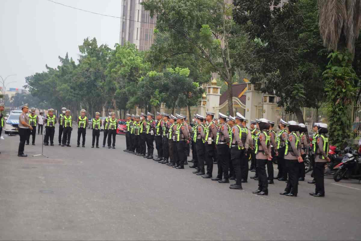 Operasi Patuh Lancang Kuning 2026 Dimulai, Pengendara tanpa Helm SNI di Pekanbaru Bakal Ditindak